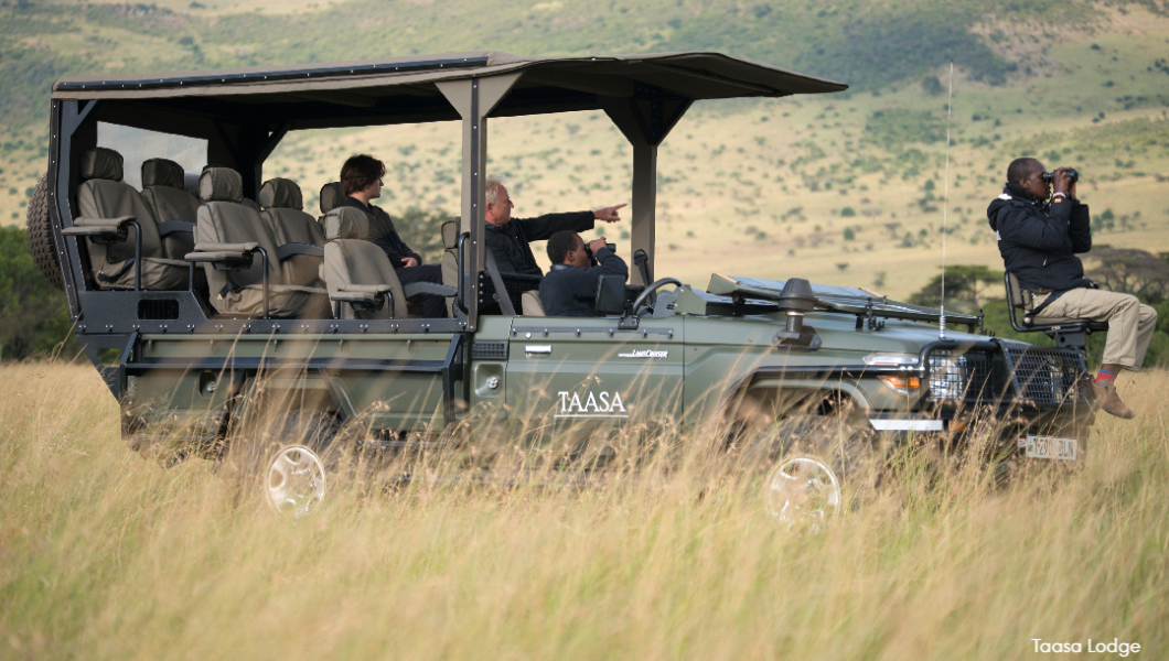 Taasa Lodge game drive vehicle